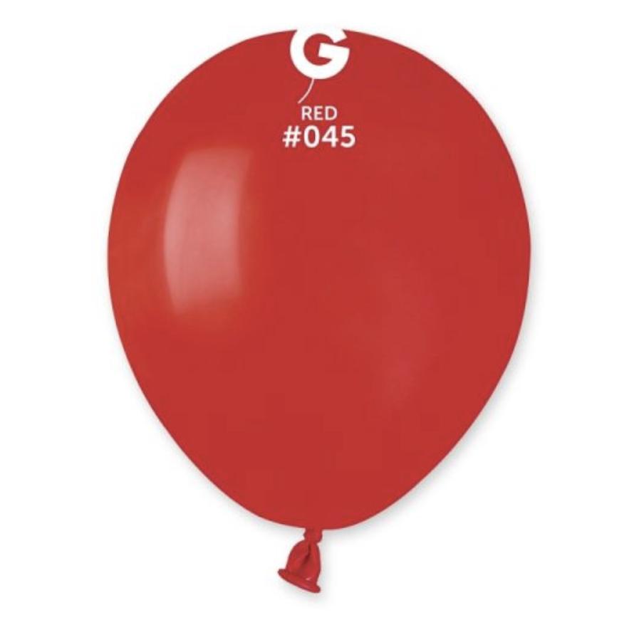 Балони Класик 100 броя в червено(Red) - 13 см
