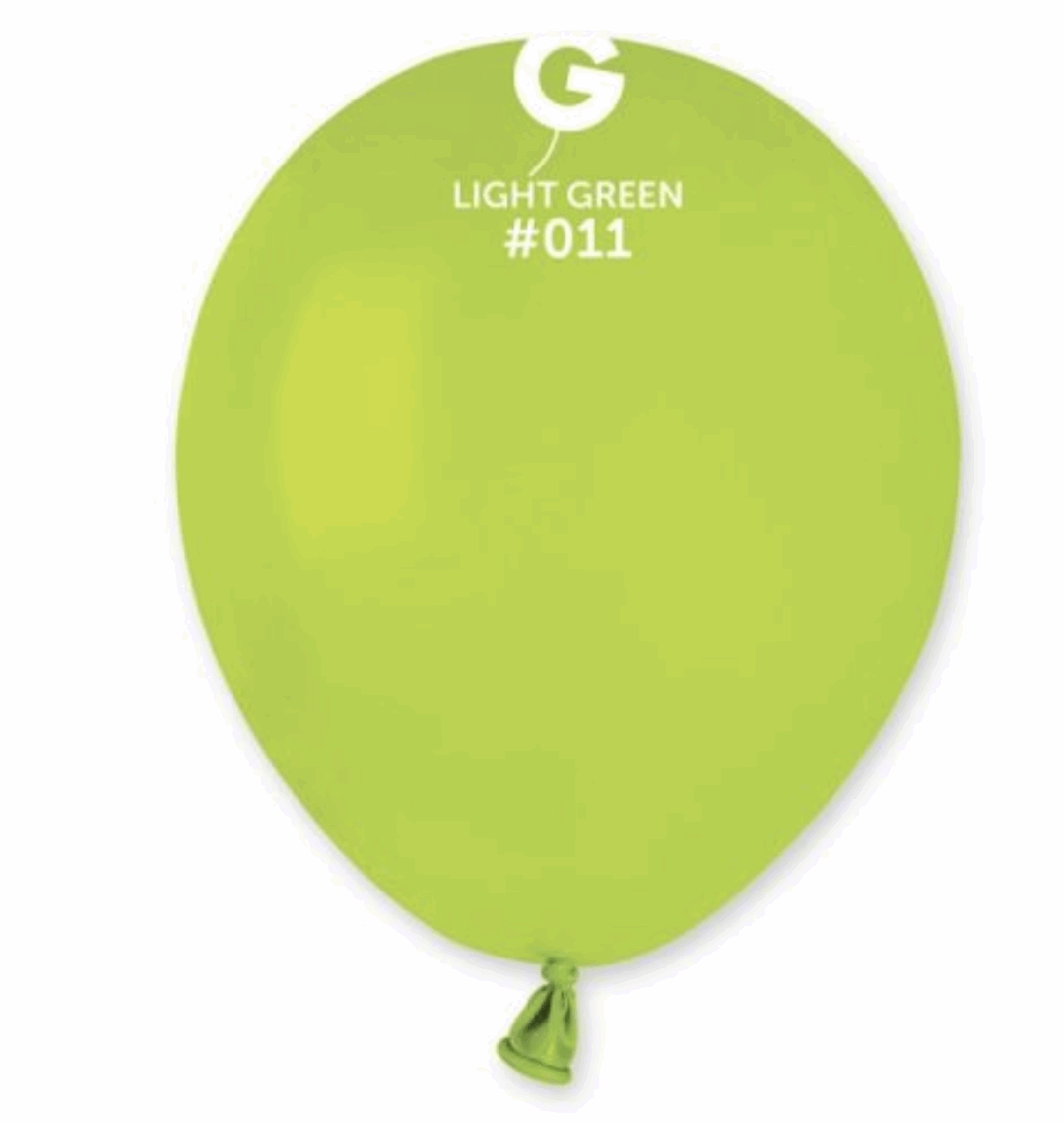 Балони Класик Св. Зелени ( Light Green)-13 см-100 броя
