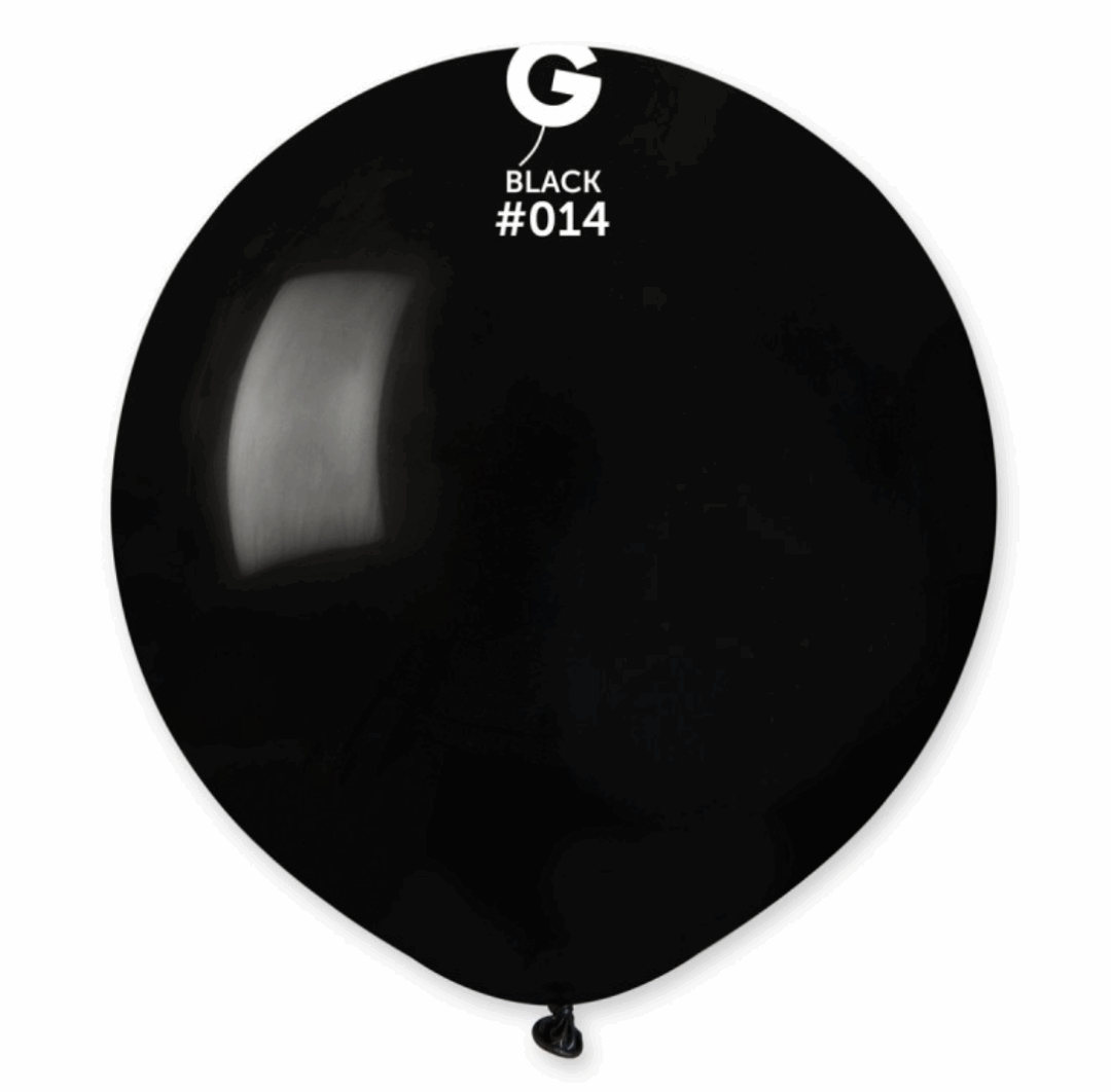 Балон Класик Черен (Black) - 48 см