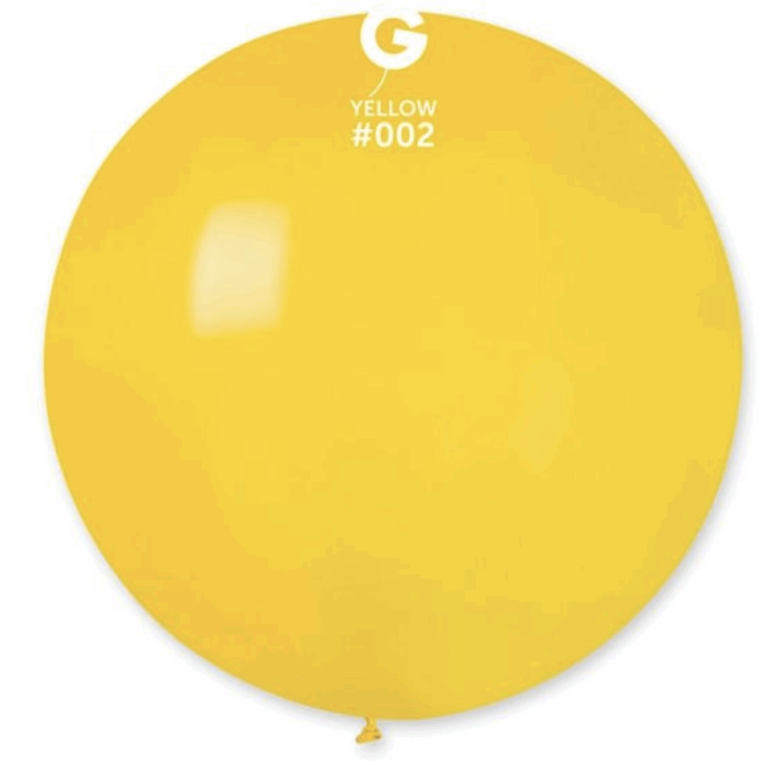 Балон Класик Жълт (Yellow) - 80 см