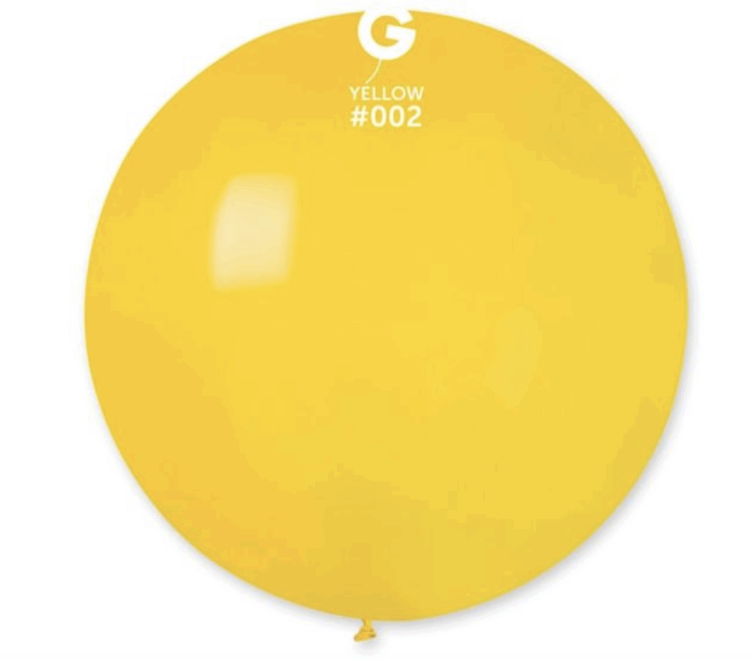 Балон Класик Жълт (Yellow) - 80 см