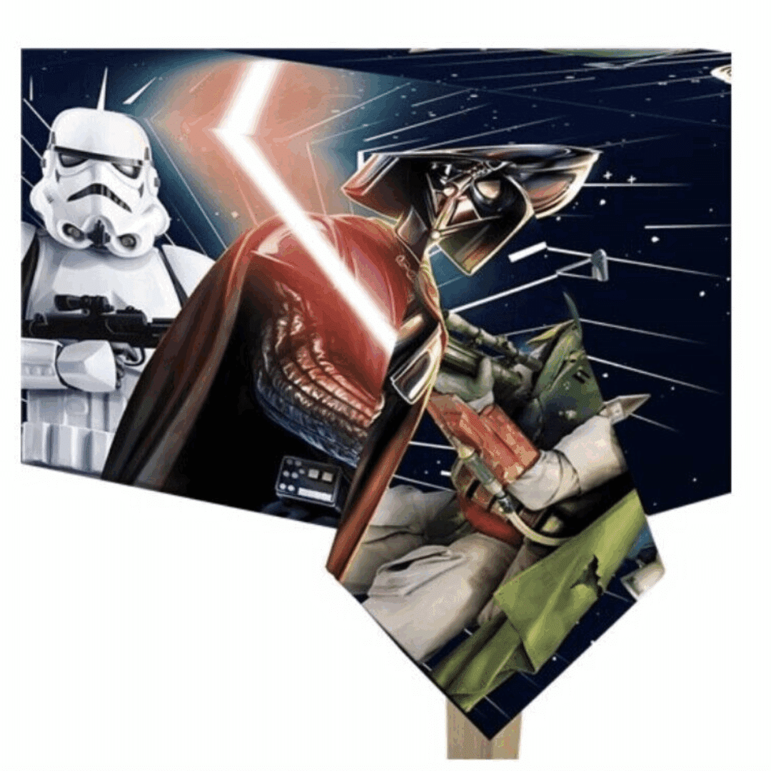 Парти покривка Star Wars – 180 x 120 см | Лицензиран парти аксесоар