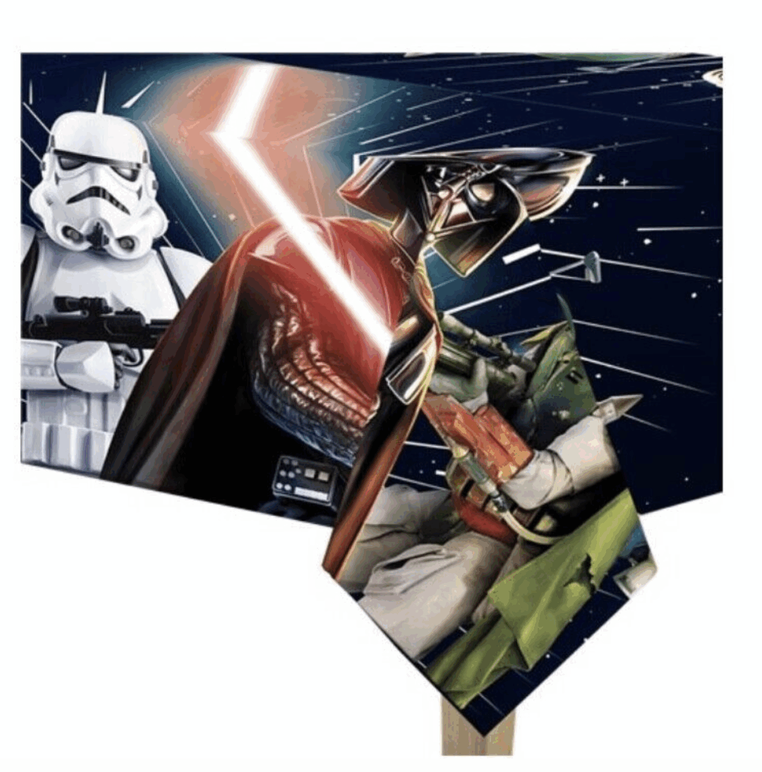 Парти покривка Star Wars – 180 x 120 см | Лицензиран парти аксесоар