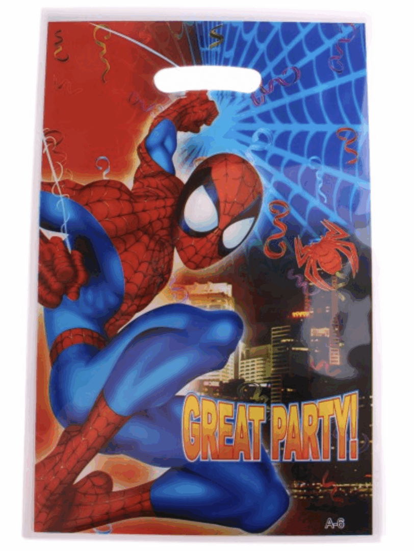 Пликчета за подаръци и лакомства - Спайдърмен (Spiderman) - 10 броя