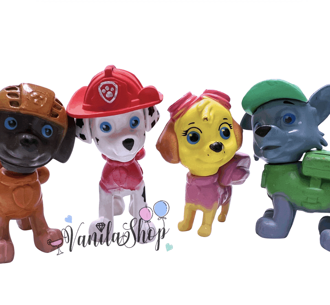 Фигури за торта Пес Патрул (Paw Patrol) - 4 броя