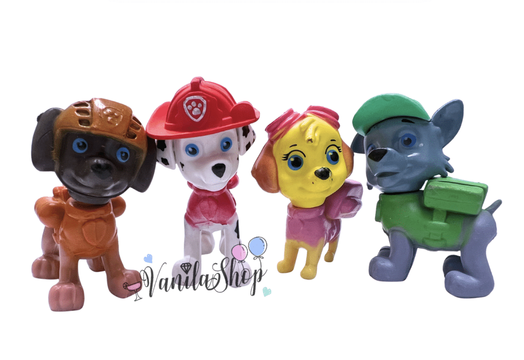 Фигури за торта Пес Патрул (Paw Patrol) - 4 броя