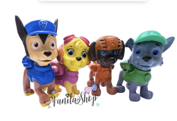ChatGPT said: Фигури за торта Пес Патрул (Paw Patrol) - 4 броя