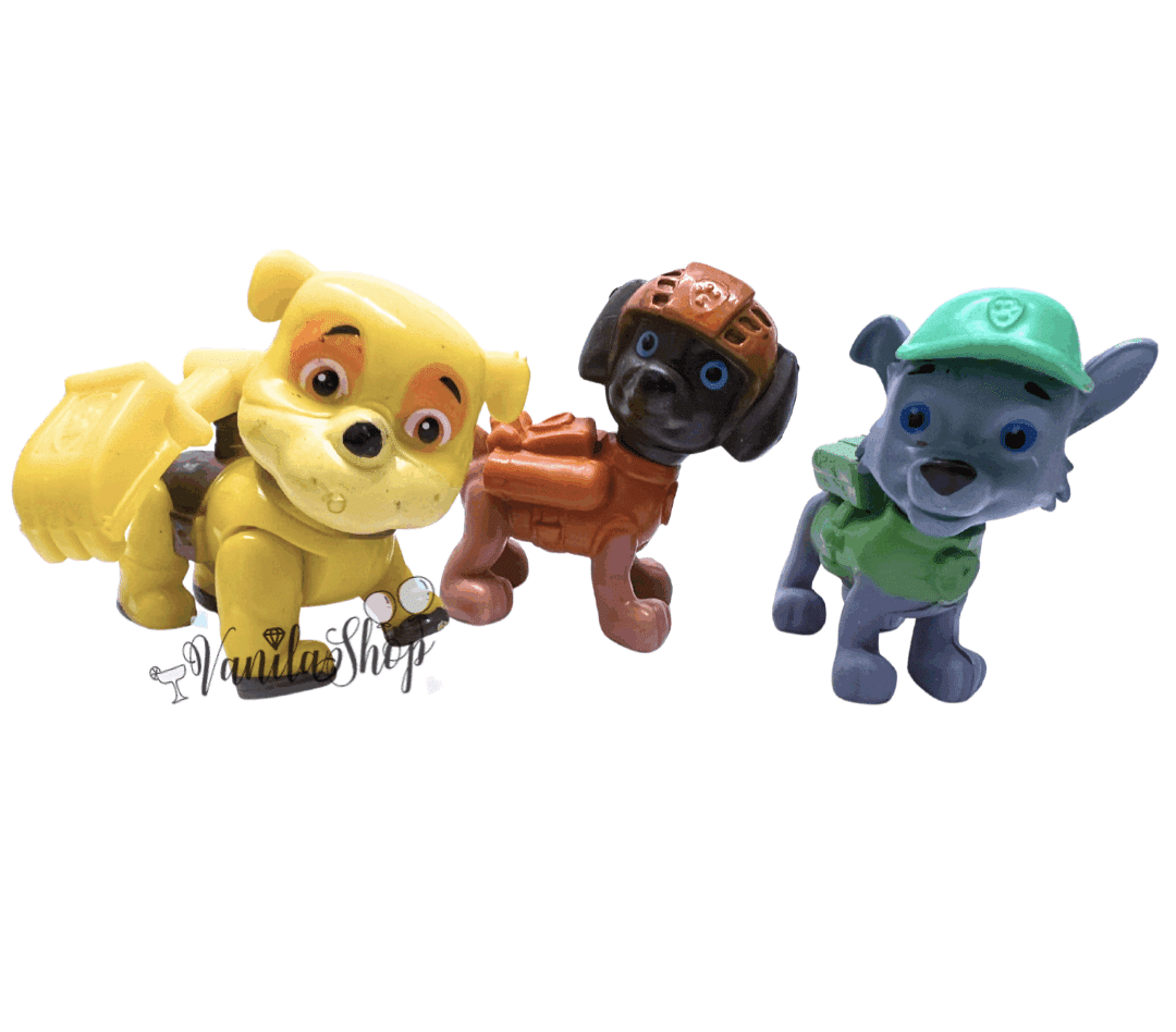 Фигури за торта Пес Патрул (Paw Patrol) - 3 броя