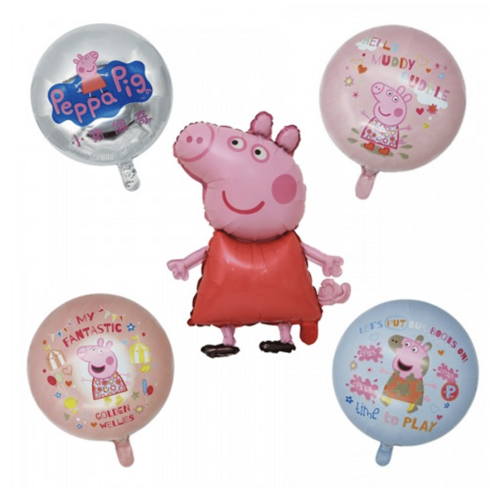 Сет Балони Пепа Пиг " Peppa Pig" - 5 броя