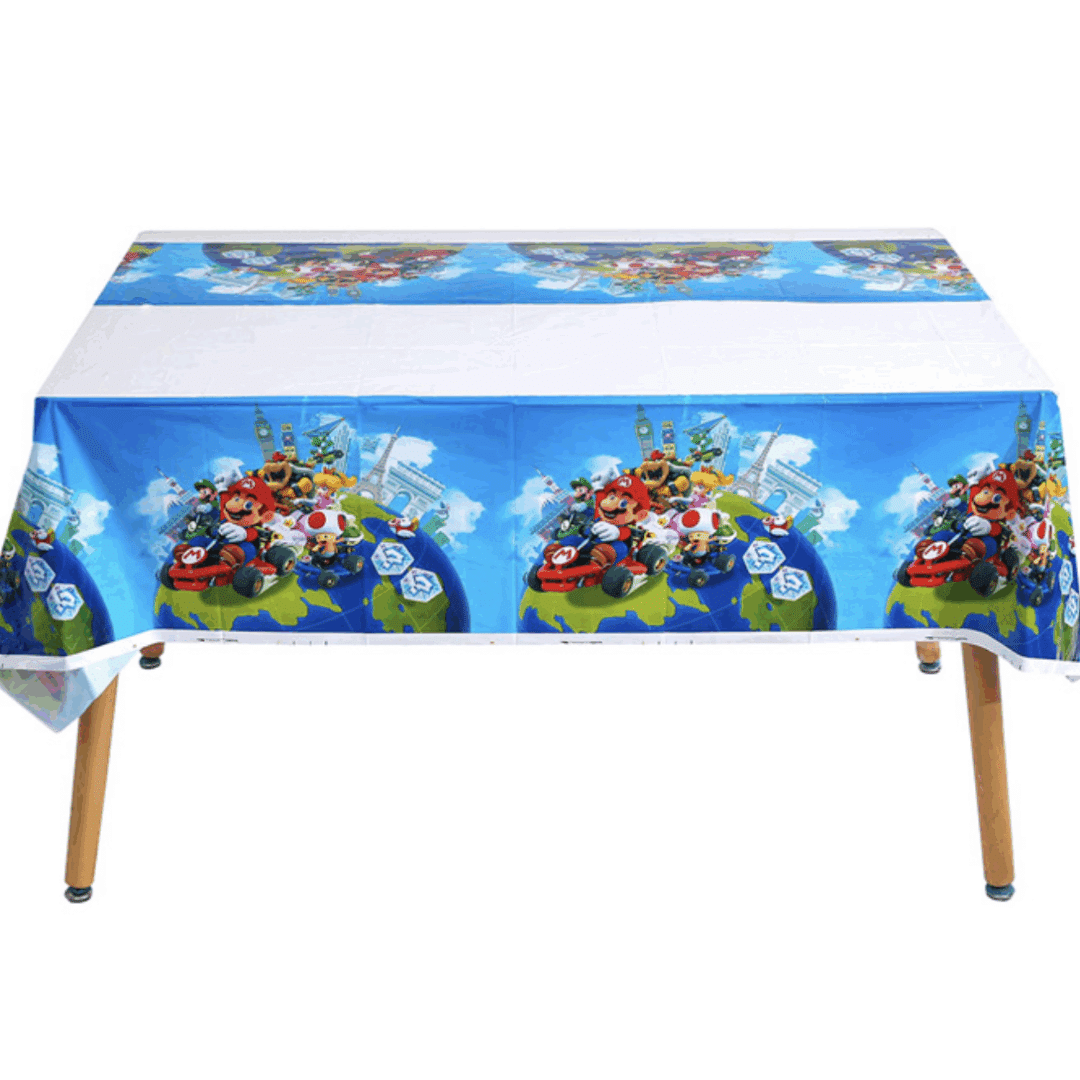 Парти покривка Супер Марио( Super Mario Bros) - 110 х 180 см