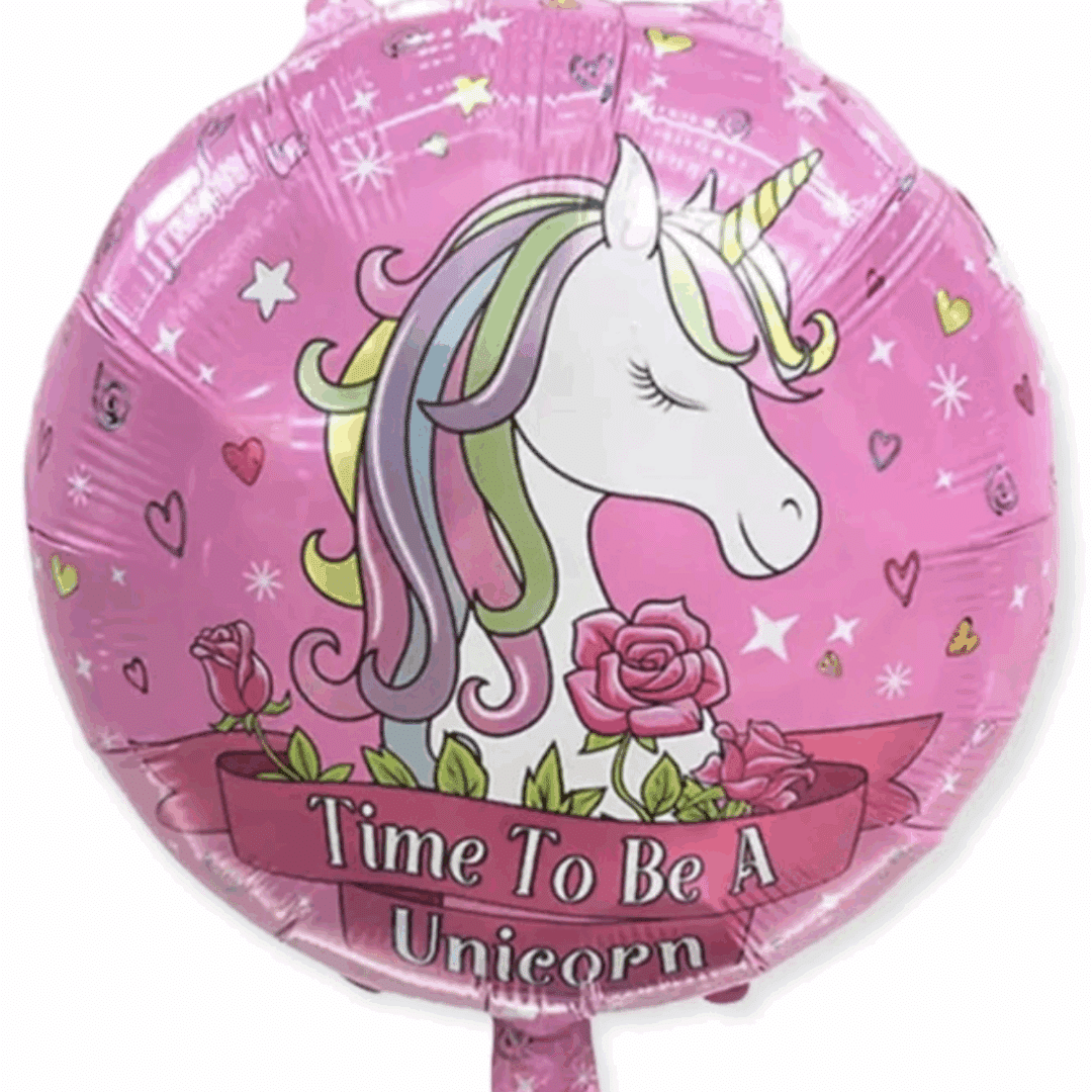Балон "Еднорог" (Unicorn) /фолио/ - с размер 45 см
