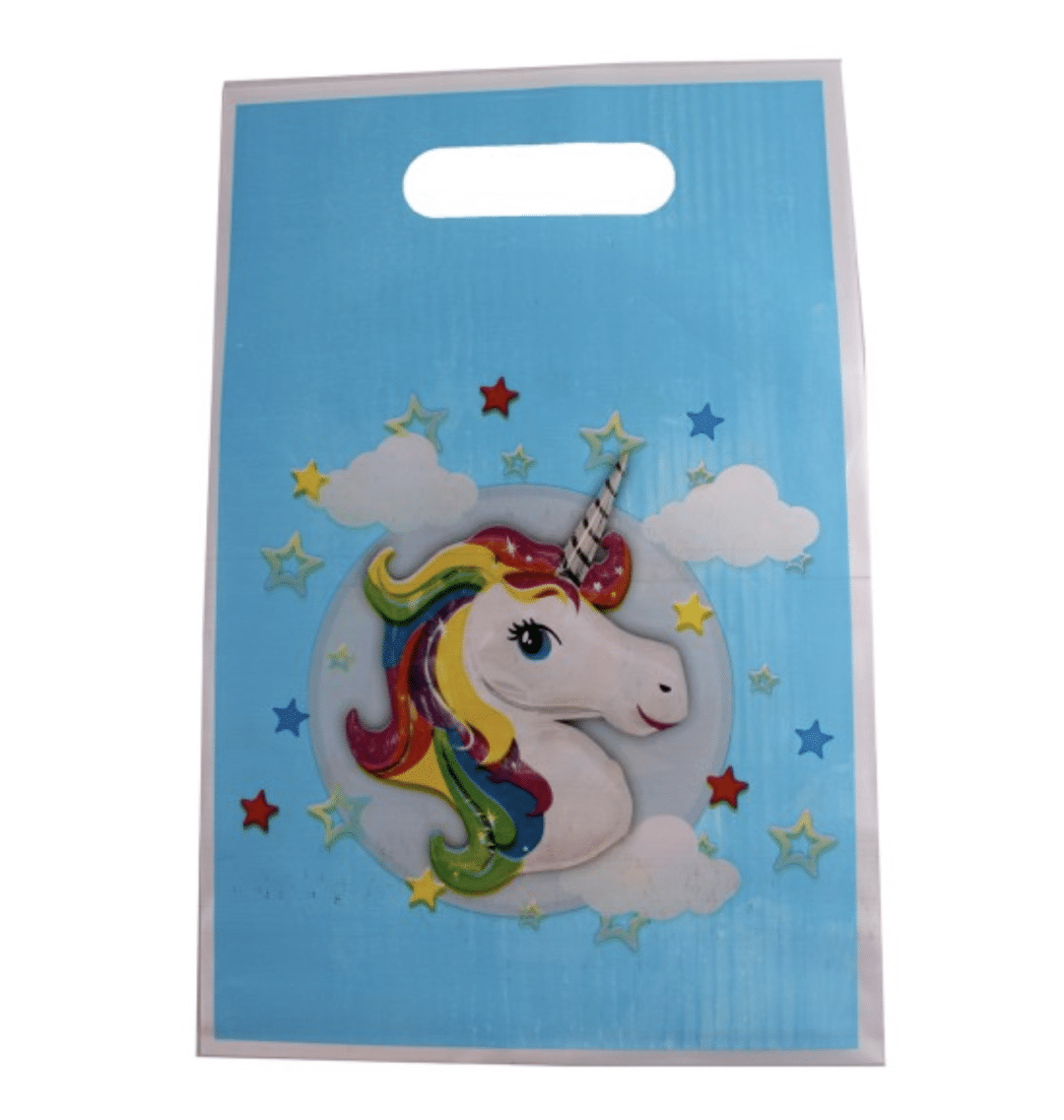 Пликчета за подаръци и лакомства - Еднорог (Unicorn) - 10 броя
