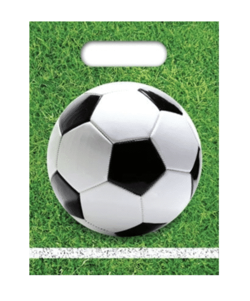 Пликчета за подаръци и лакомства Футбол (Football) - 6 броя