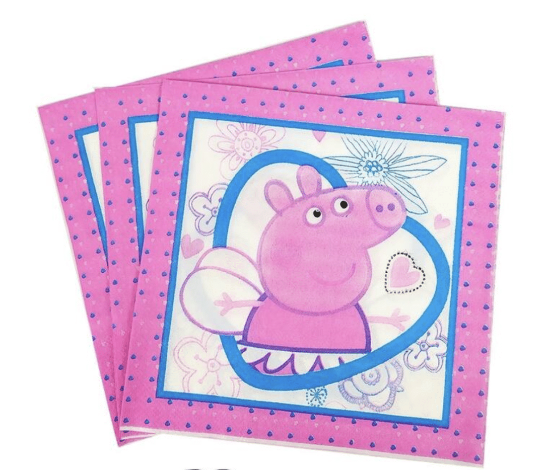 Салфетки Пепа Пиг ( Peppa Pig) - 20 броя- 33 х 33 см