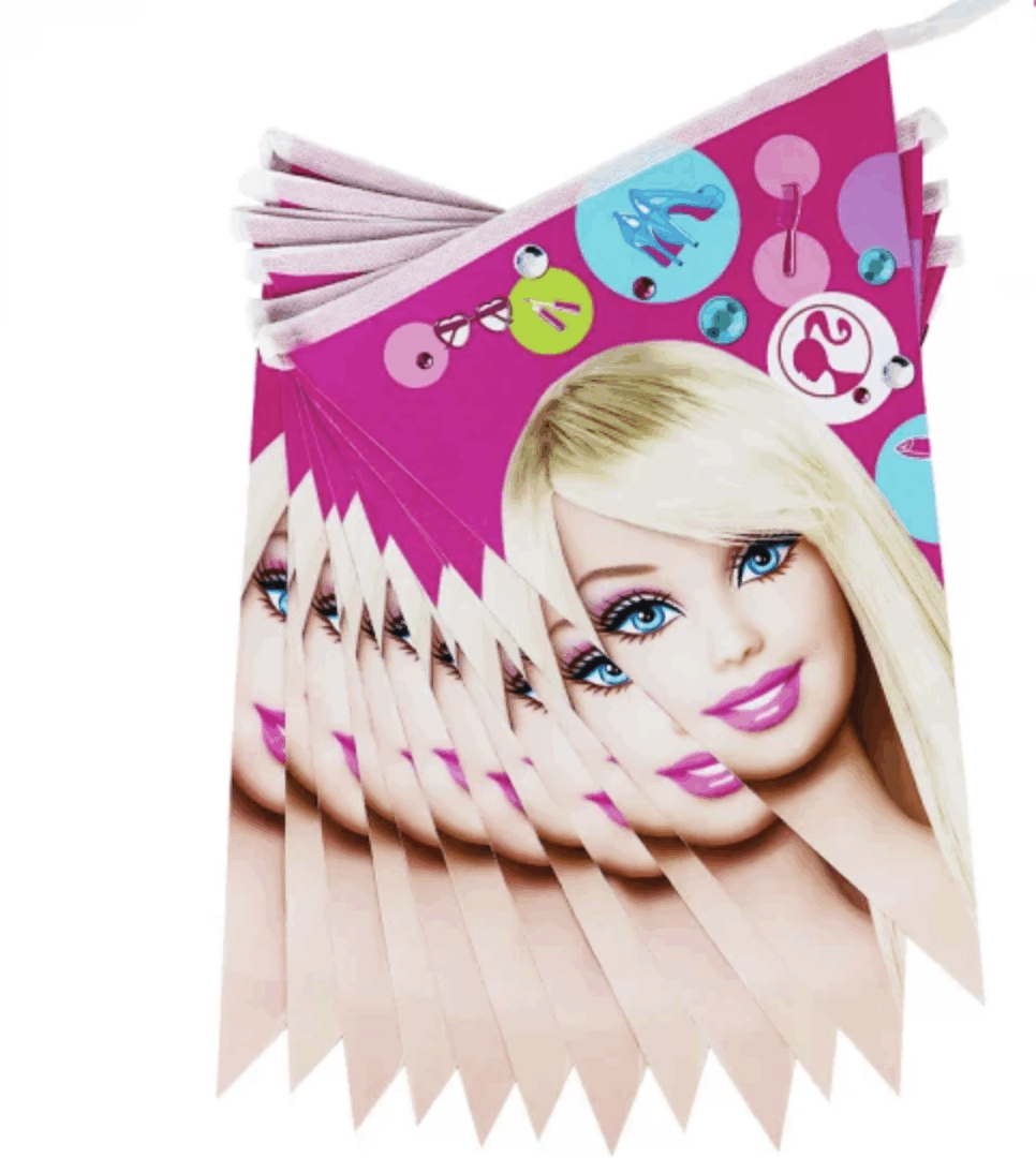 Банер флагчета Барби  ( Barbie )  - 2 м
