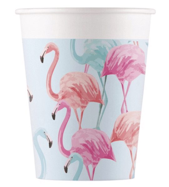 Парти чаши Фламинго ( Flamingo) - 8 броя - 200 мл