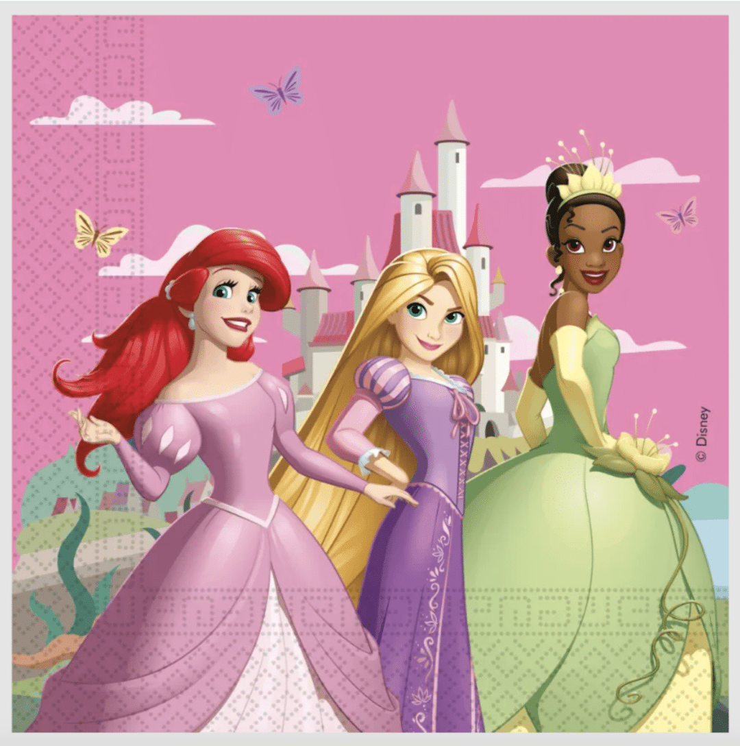Парти салфетки "Принцеси" - ( Disney Princess) - 20 броя