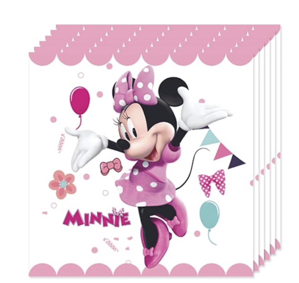 Парти Салфетки - Мини Маус (Minnie Mouse) - 20 броя