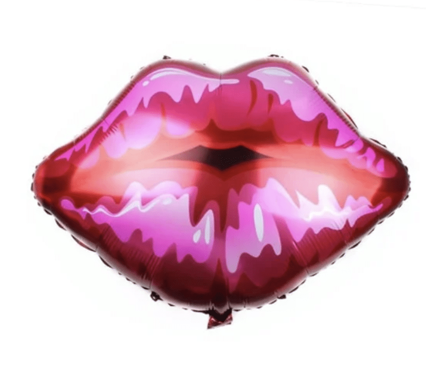 Страхотен Балон Целувка (уста) - с размери 74 см. х 79 см.