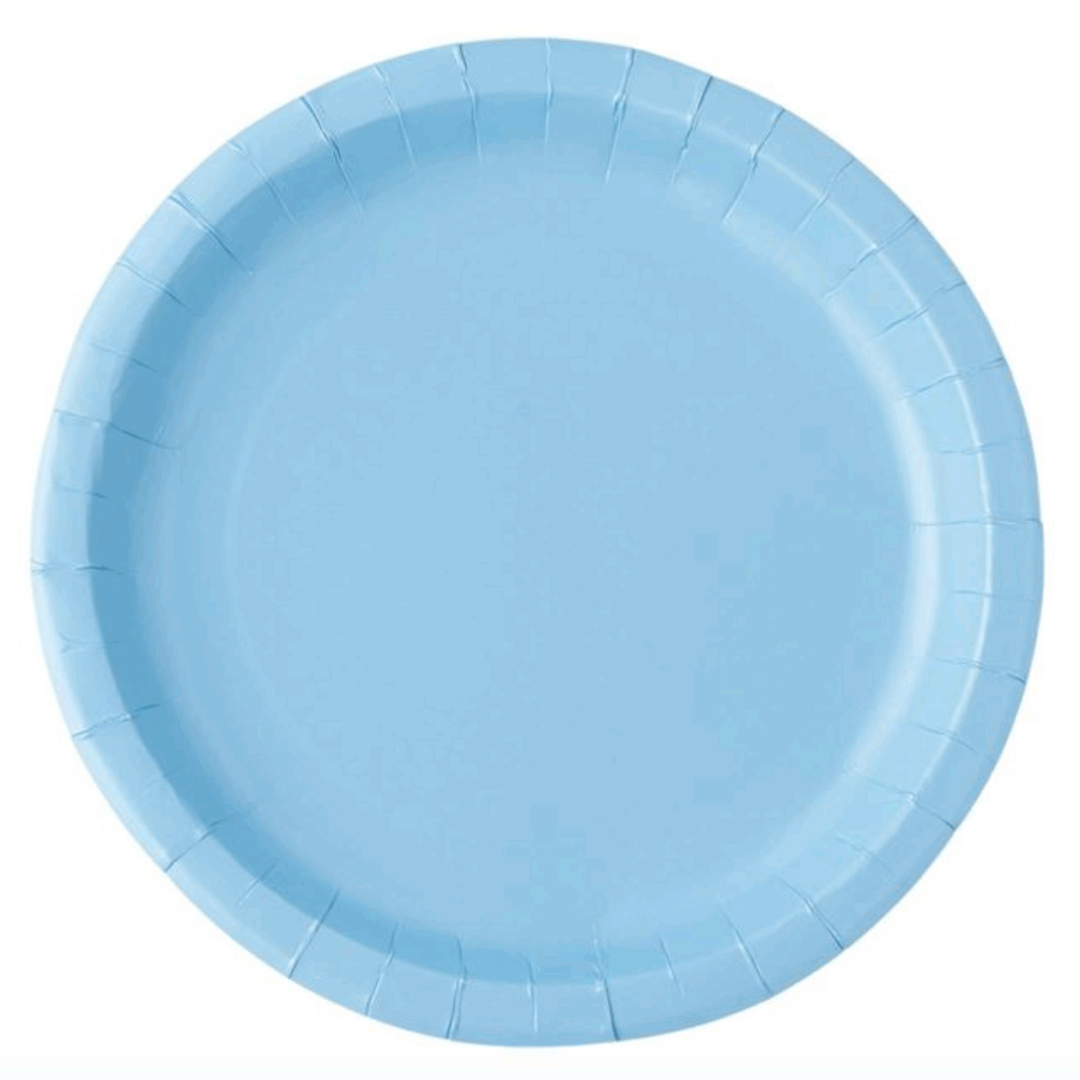 Парти чинии сини /10 броя в опаковка/ - 23см