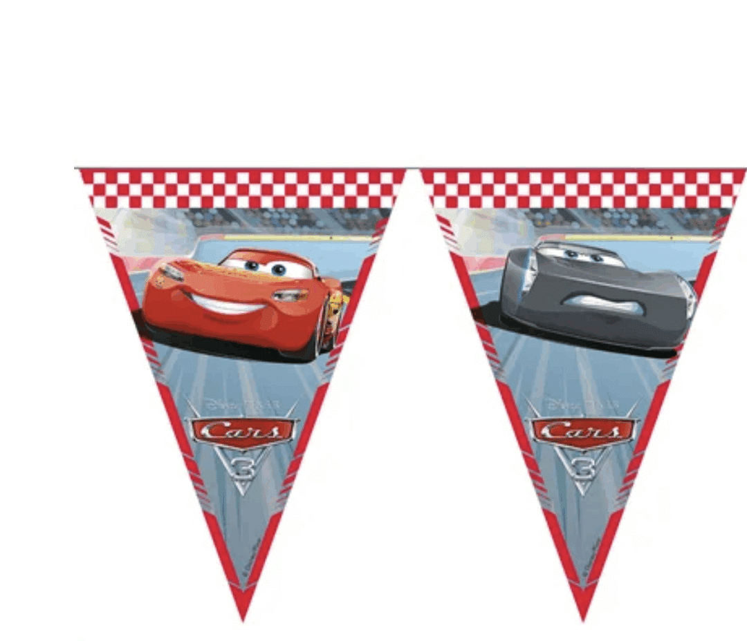 Парти банер флагчета - Колите (Mcqueen) - 2 ,3 м