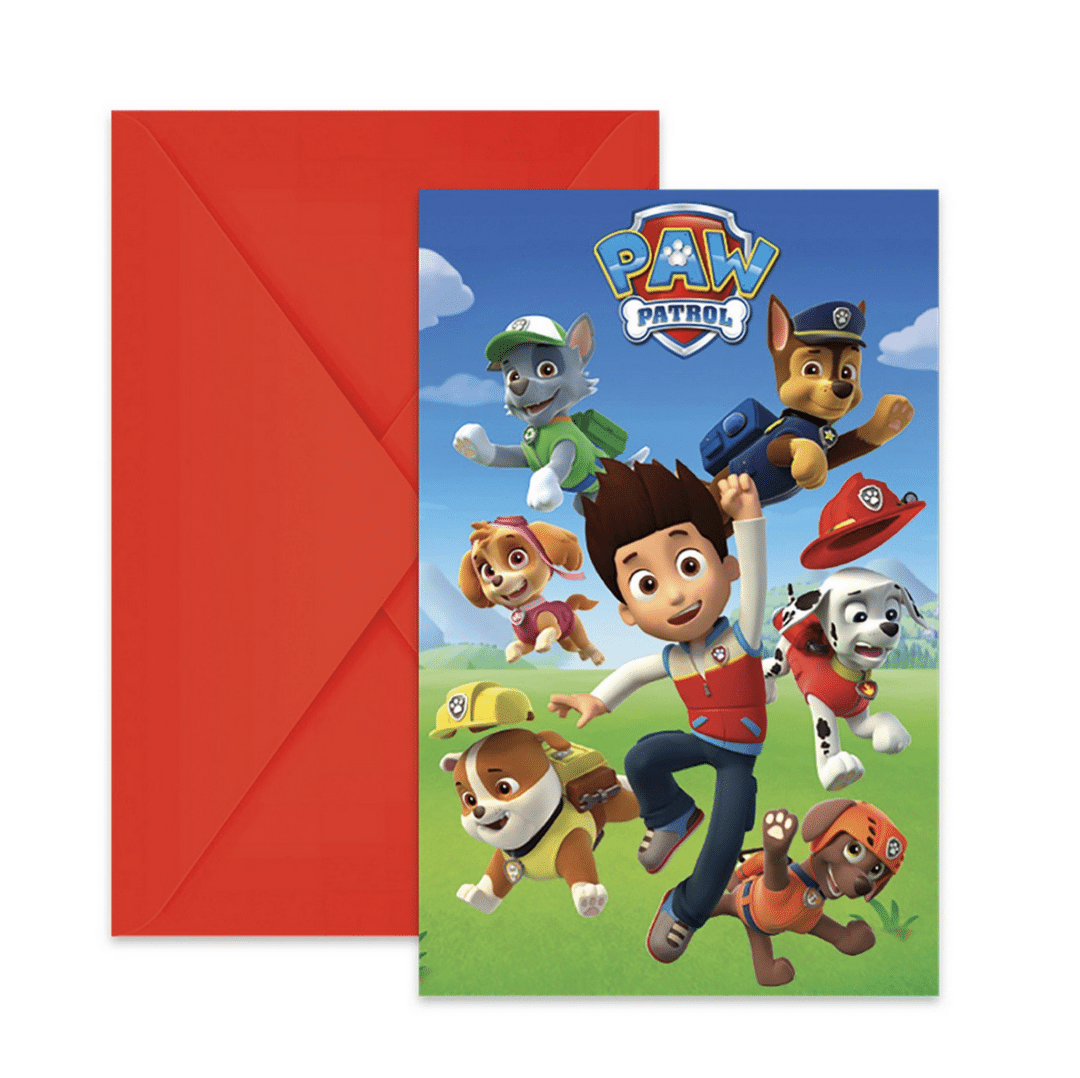 Покани Пес Патрул (Paw Patrol) - 6 броя