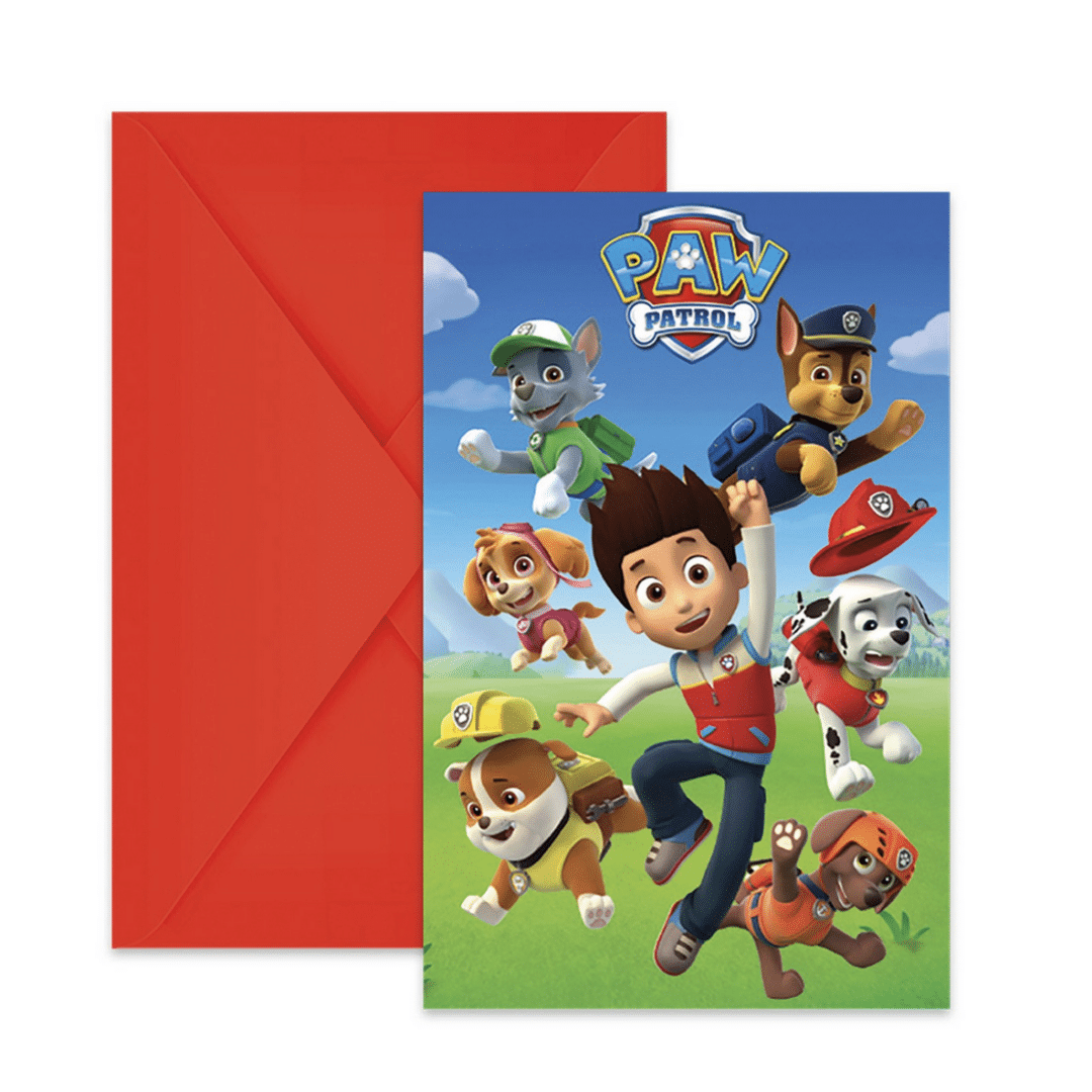 Покани Пес Патрул (Paw Patrol) - 6 броя