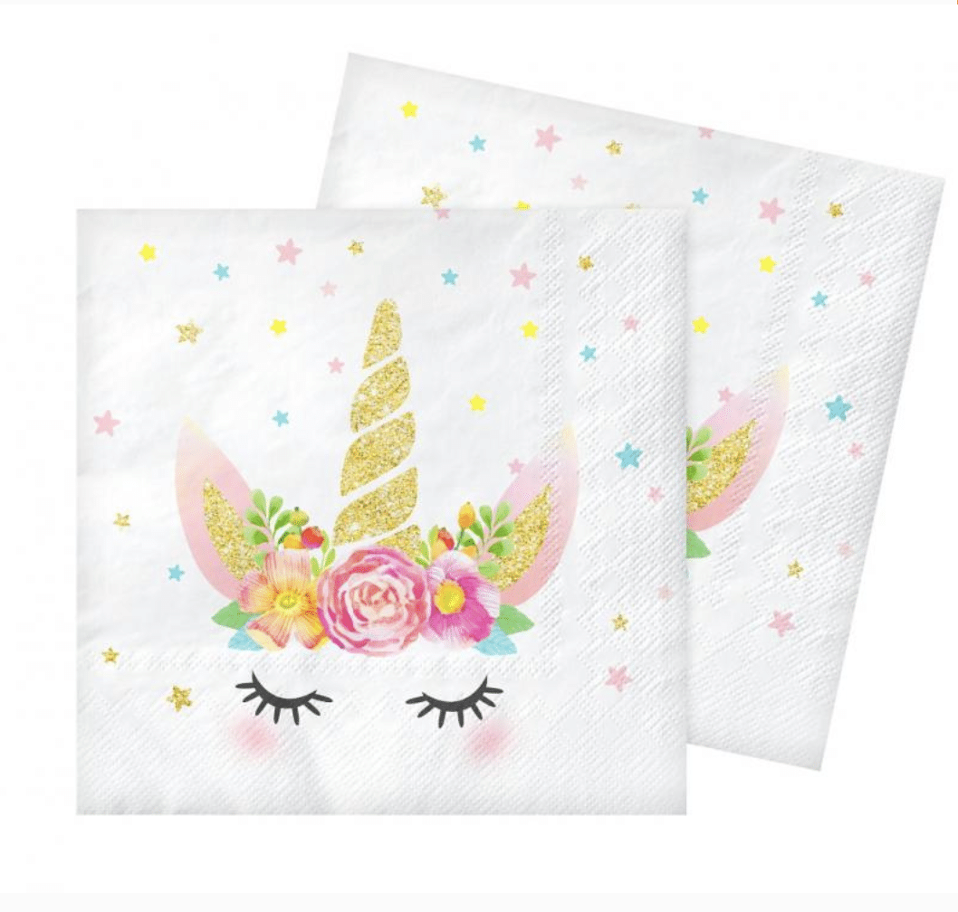 Парти салфетки Еднорог (Unicorn) - 20 броя