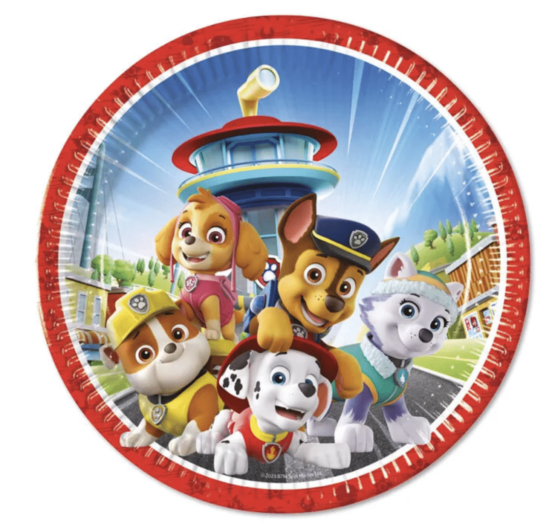 Парти чинии Пес Патрул (Paw Patrol) - Ready For Action | 23 cм | 8 броя