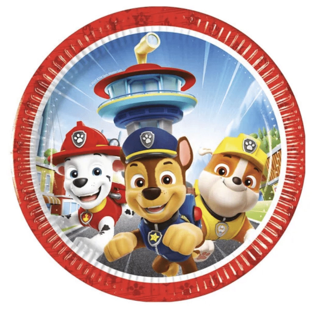 Парти чинии Пес Патрул (Paw Patrol) - Ready For Action | 20 cм | 8 броя