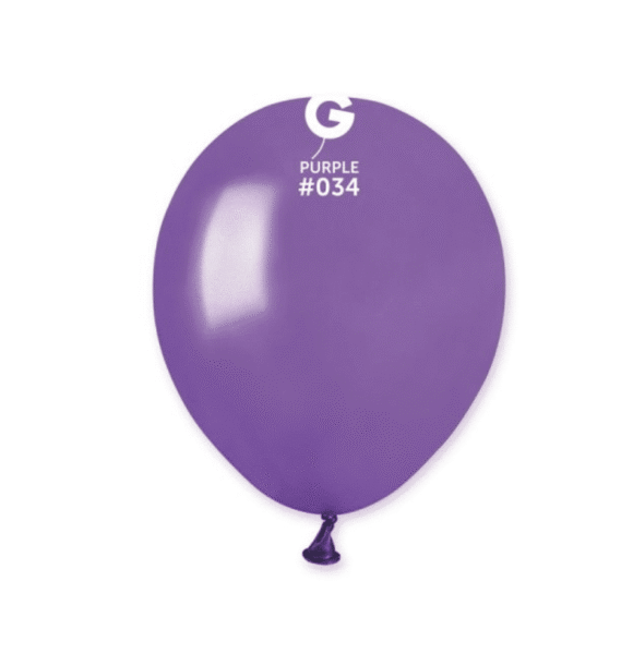 Балони Металик - 100 броя лилави - 13 см Purple