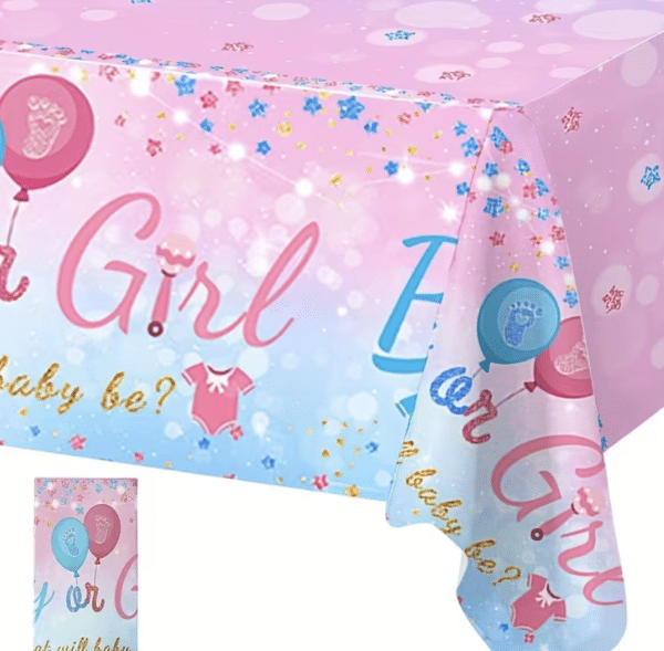Парти покривка Boy or Girl - 130 х 220 см