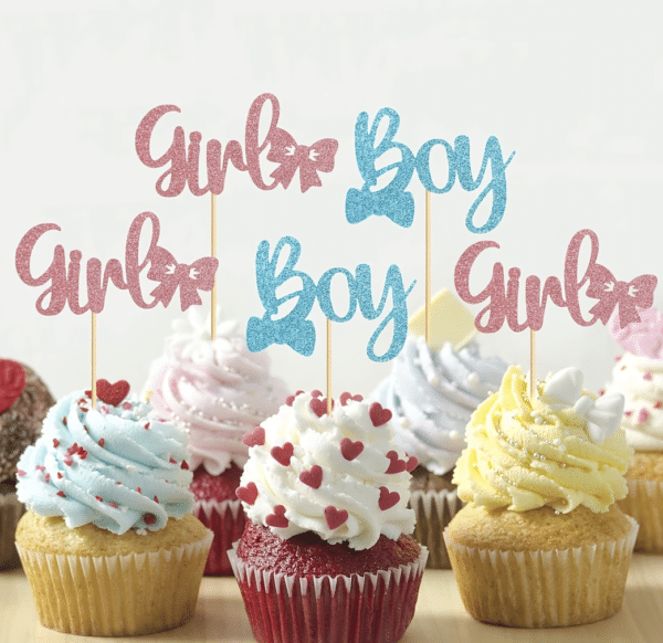 Топери за Разкриване полът на бебето - Boy or Girl - 12 броя
