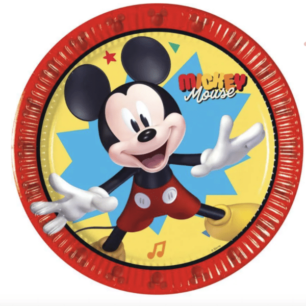 Парти чинии - Мики Маус ( Mickey Mouse) - 8 броя - 20 см