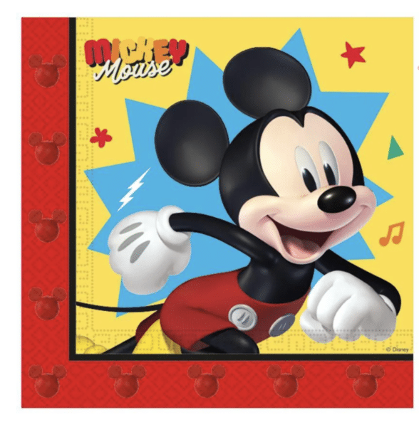 Парти Салфетки - Мики Маус (Mickey Mouse ) - 20 броя