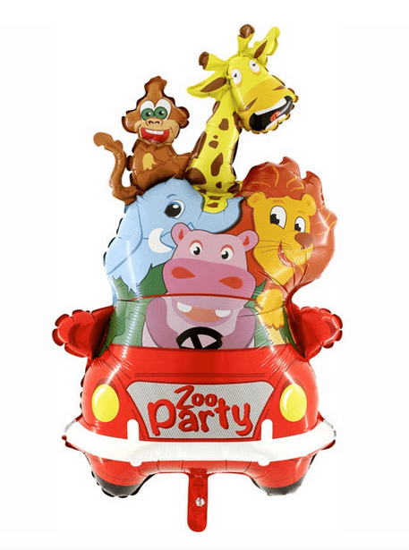 Балон фолио Zoo Party - 107 см