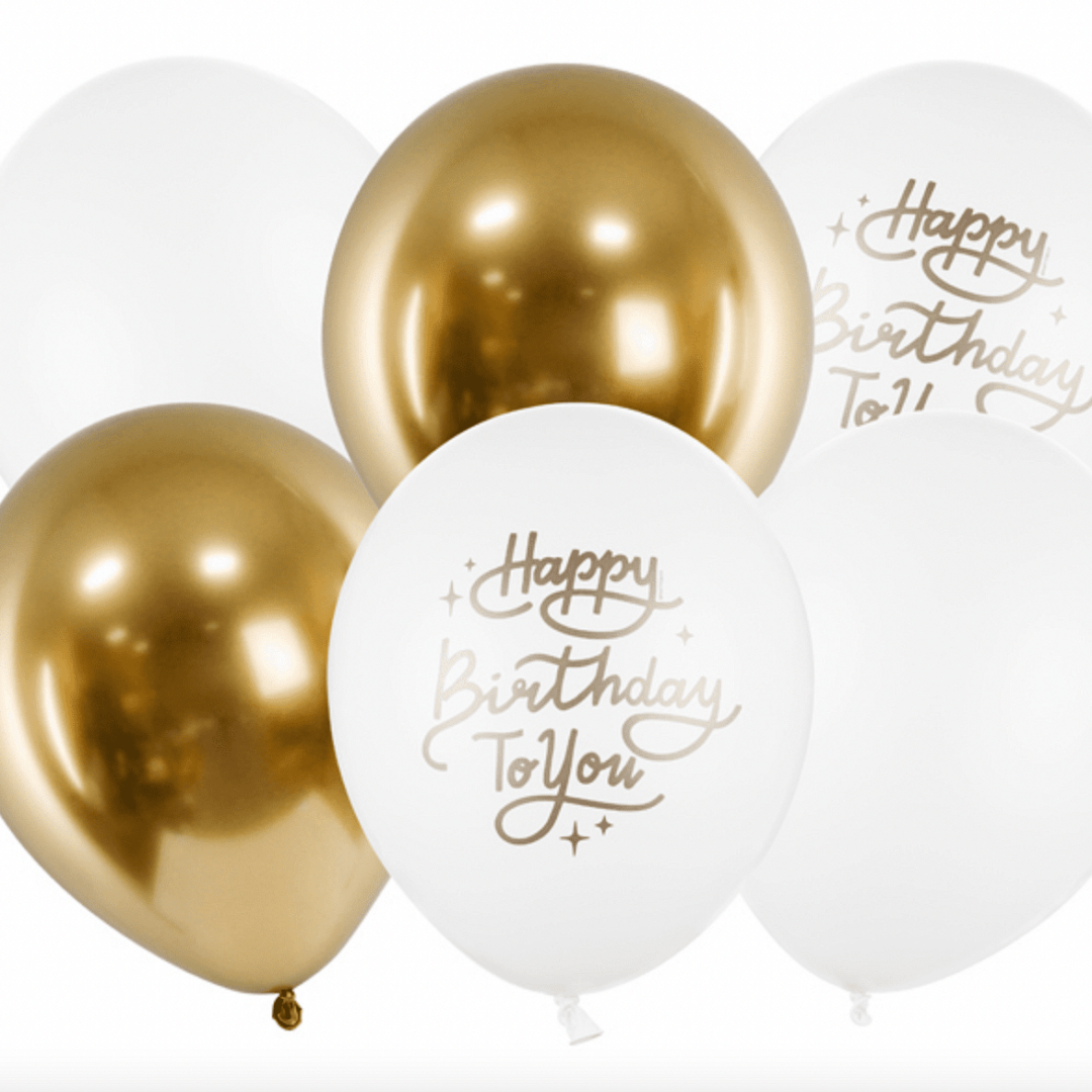 Балони Happy Birthday - 6 броя