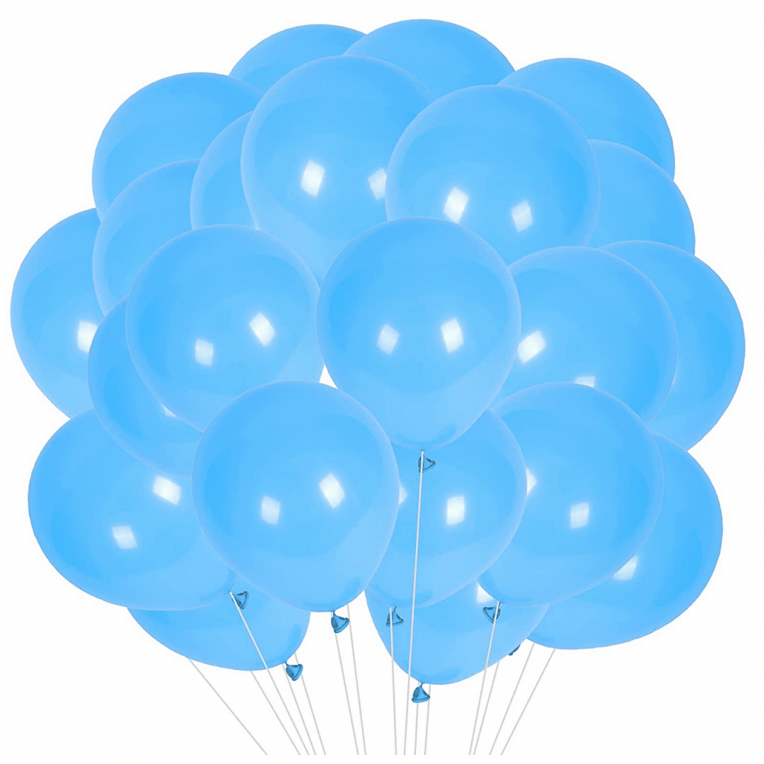 Балони Класик 100 броя светло сини (Baby Blue) - 13 см