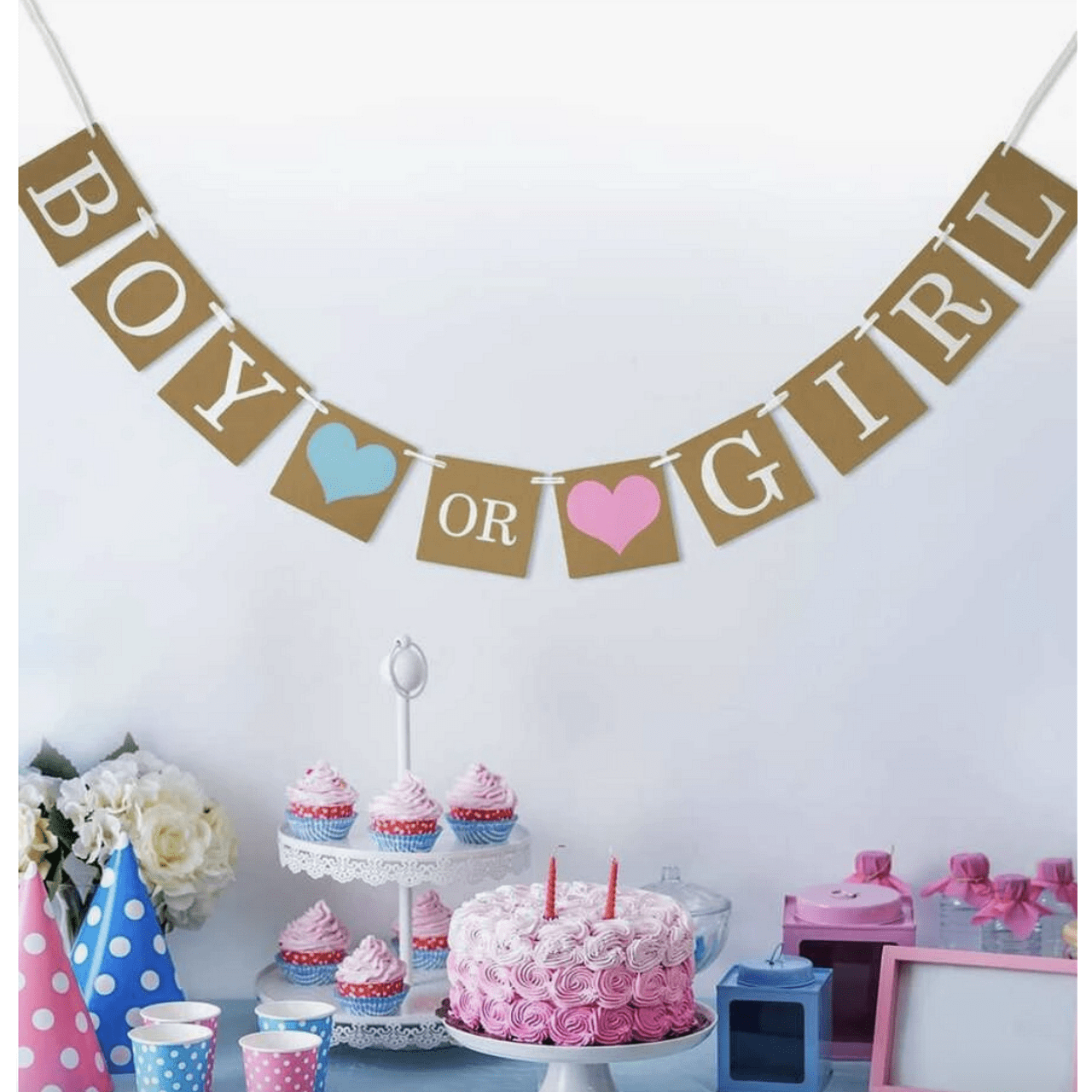 Банер за Разкриване полът на бебето - Boy or Girl