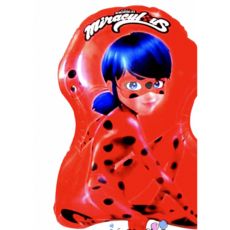 Фолиев балон Калинката и Черния котарак ( Мiraculous ladybug ) -  64 см