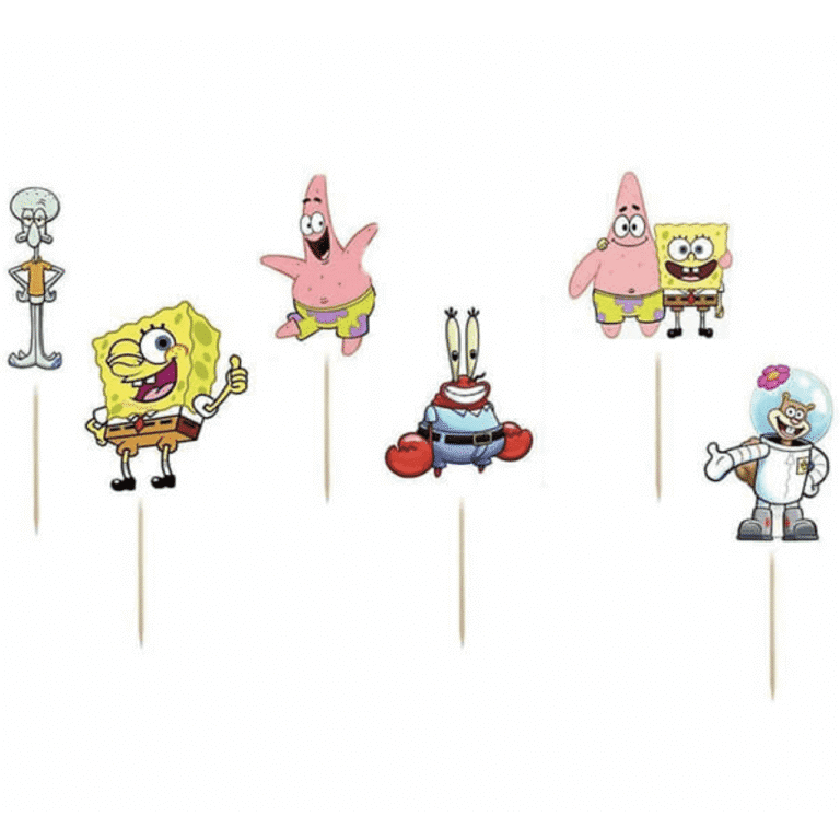 Kомплект топери Спондж Боб (Sponge bob) - 6 броя
