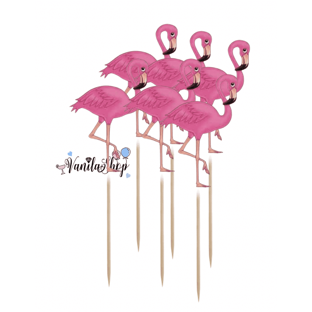 Комплект топери Фламинго (Flamingo) |  6 броя |  еднолицеви