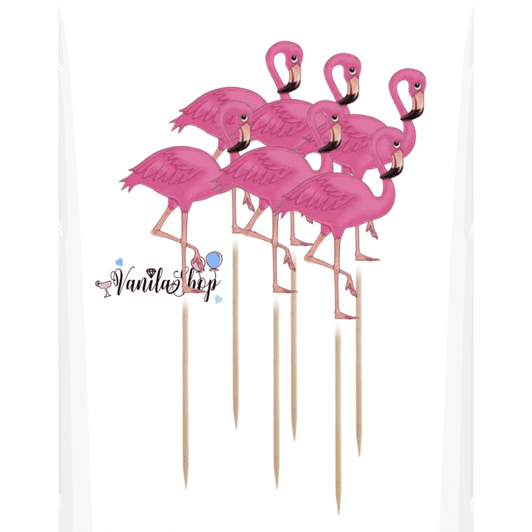 Комплект топери Фламинго (Flamingo) |  6 броя |  еднолицеви