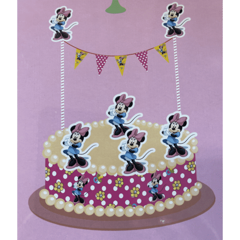 Комплект Украса за торта Мини Маус (Minnie Mouse)