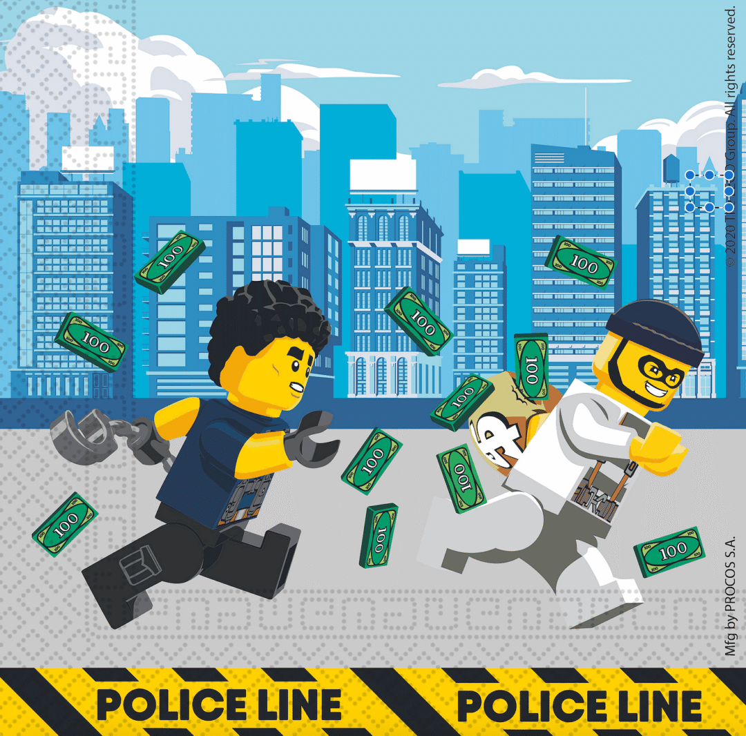 Парти Салфетки Конструктори Лего Lego City  |  20 броя