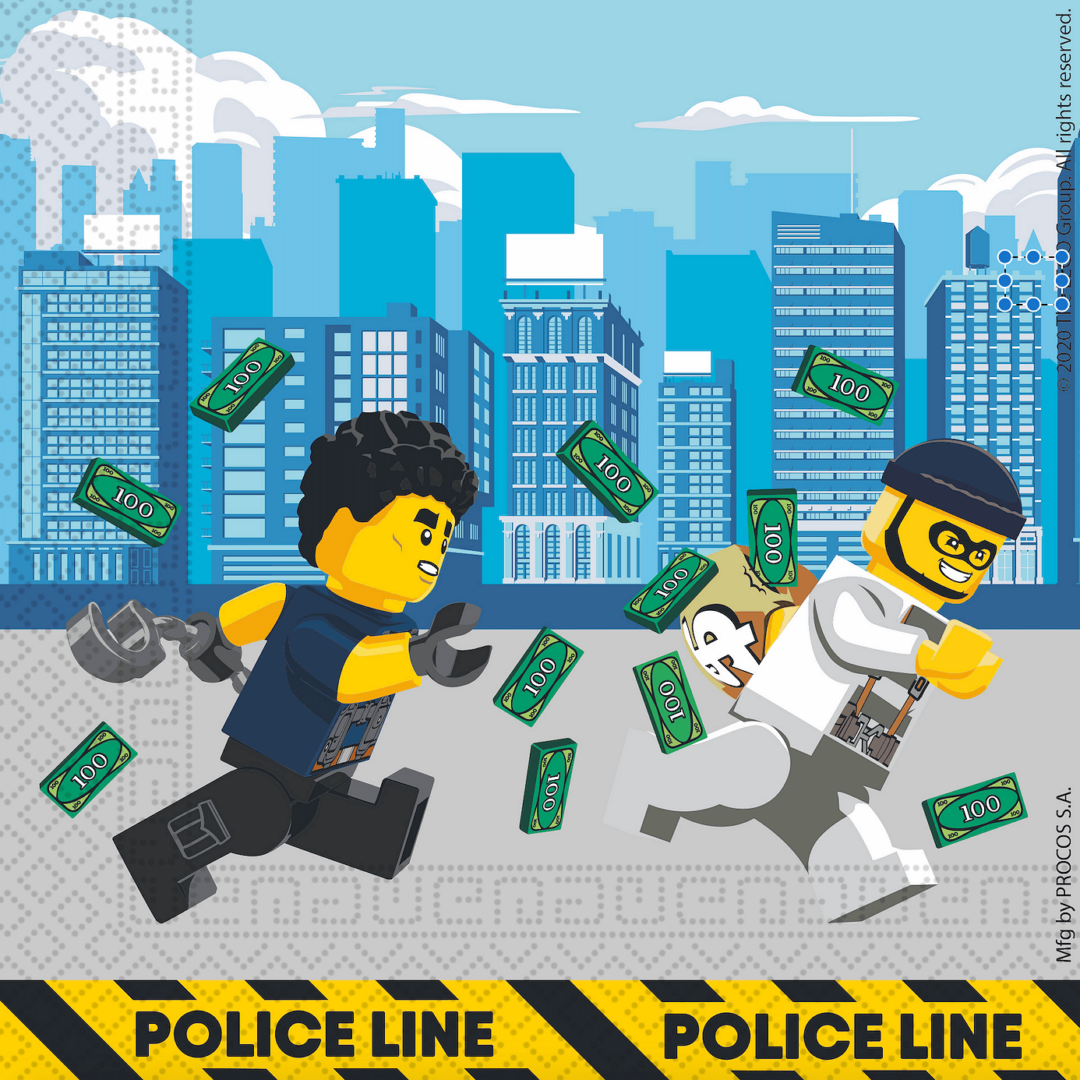 Парти Салфетки Конструктори Лего Lego City  |  20 броя