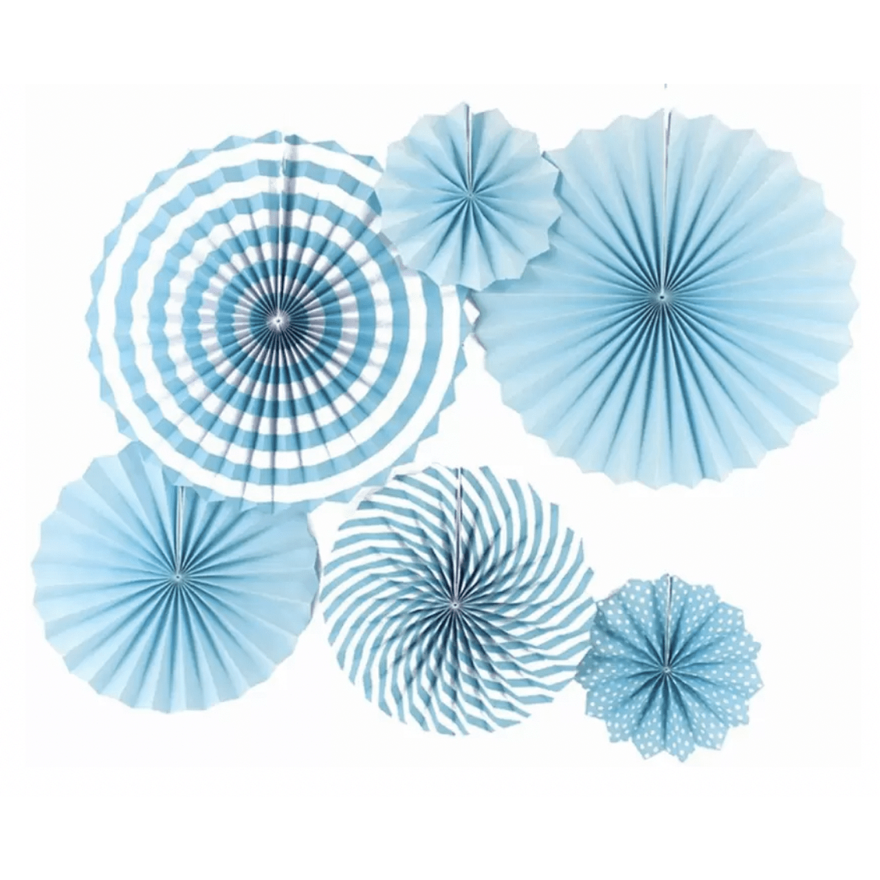 Парти Декорация Розетки Ветрило - 6 броя