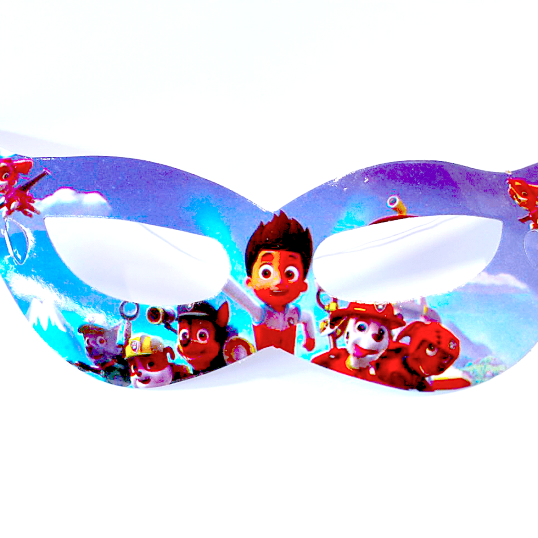 Парти домино - маски Пес Патрул (Paw Patrol) - 10 броя