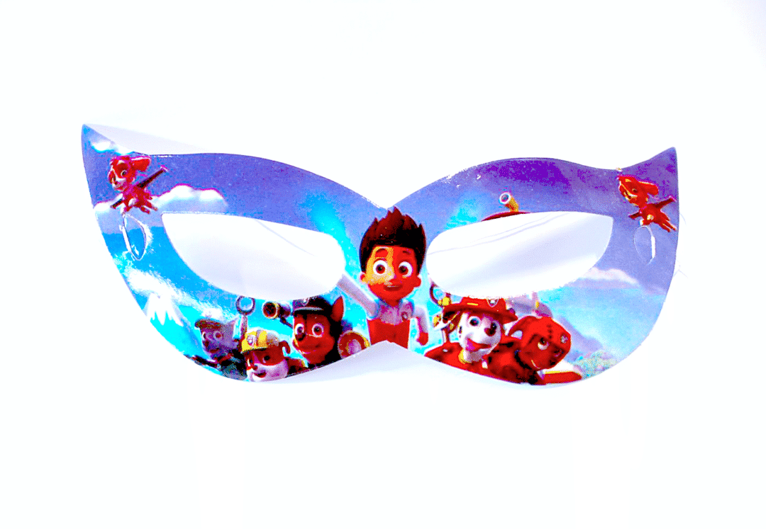 Парти домино - маски Пес Патрул (Paw Patrol) - 10 броя