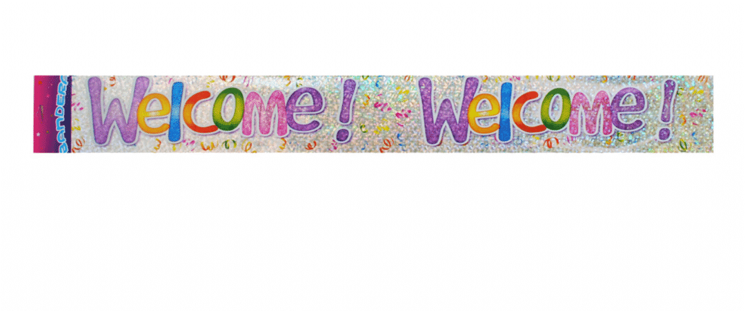 Парти лента "WELCOME!"